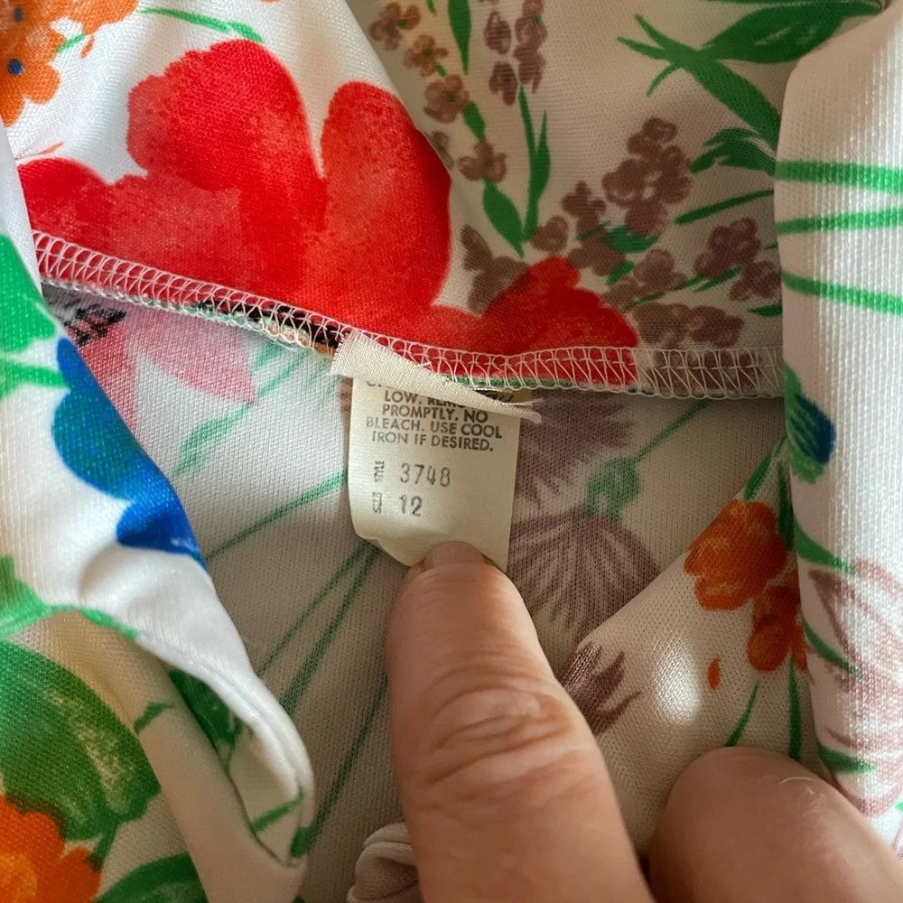 Vintage floral blouse - Picture 3 of 8
